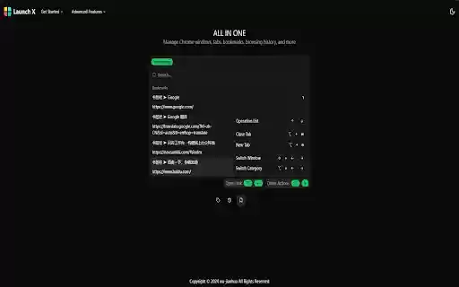 Launch X  from Chrome web store to be run with OffiDocs Chromium online
