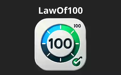 LawOf100 from Chrome web store to be run with OffiDocs Chromium online LawOf100 from Chrome web store to be run with OffiDocs Chromium online