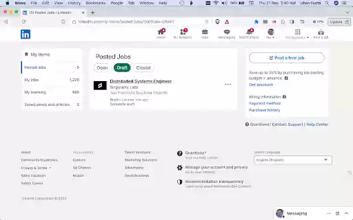 LBD: Download Resumes in Bulk from Linkedin™  from Chrome web store to be run with OffiDocs Chromium online