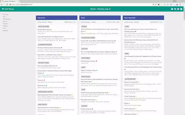 LDTM (Looks Delicious To Me)  from Chrome web store to be run with OffiDocs Chromium online