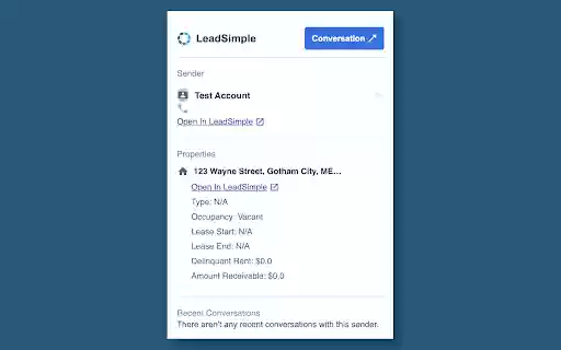 LeadSimple Comms from Chrome web store to be run with OffiDocs Chromium online LeadSimple Comms from Chrome web store to be run with OffiDocs Chromium online