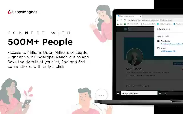 Leadsmagnet  from Chrome web store to be run with OffiDocs Chromium online