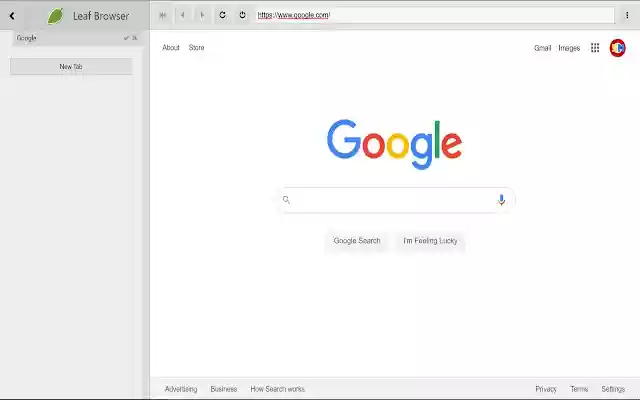 Leaf Browser Clone  from Chrome web store to be run with OffiDocs Chromium online