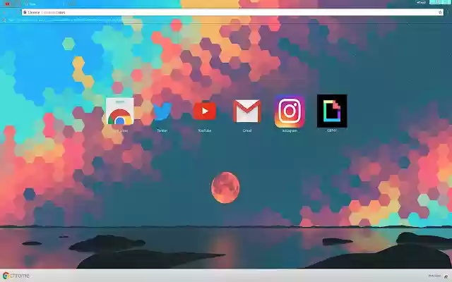 LEAFYISHERE | Abstract Geometry THEME 2017  from Chrome web store to be run with OffiDocs Chromium online