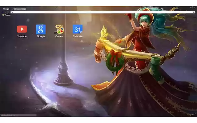 League of Legends Silent Night Sona 1920x1080  from Chrome web store to be run with OffiDocs Chromium online