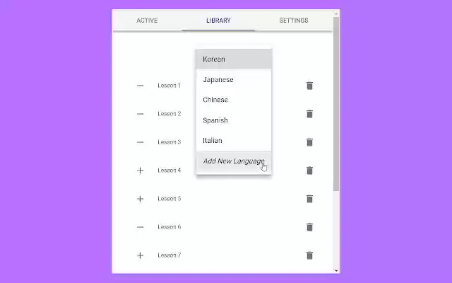 Learn a Language: Passively  from Chrome web store to be run with OffiDocs Chromium online