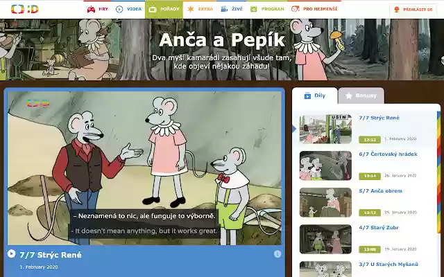 Learn Czech with TVin Chrome with by OffiDocs