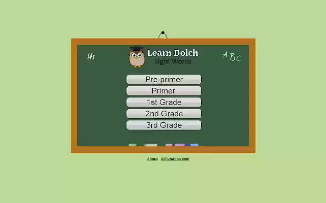 Learn Dolch Sight Words  from Chrome web store to be run with OffiDocs Chromium online