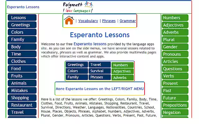Learn Esperanto from Chrome web store to be run with OffiDocs Chromium online Learn Esperanto from Chrome web store to be run with OffiDocs Chromium online