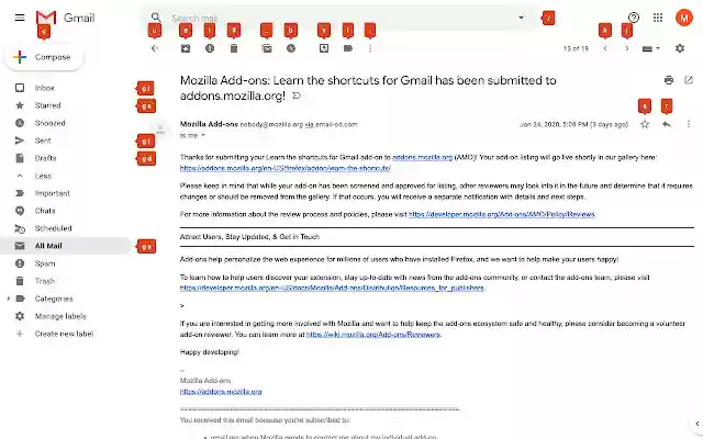 Learn the shortcuts  from Chrome web store to be run with OffiDocs Chromium online