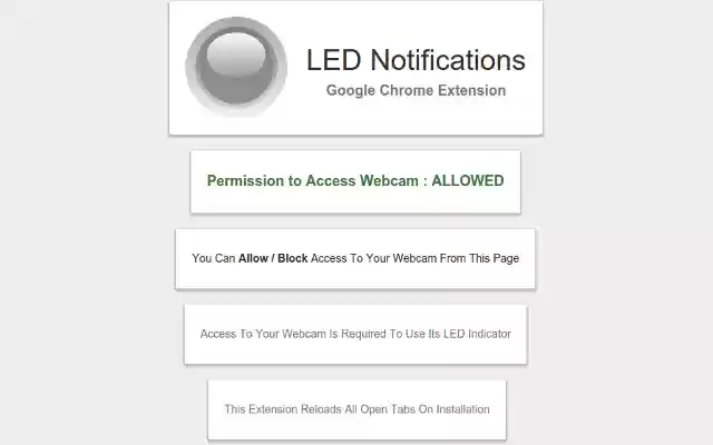 LED Notifications from Chrome web store to be run with OffiDocs Chromium online LED Notifications from Chrome web store to be run with OffiDocs Chromium online