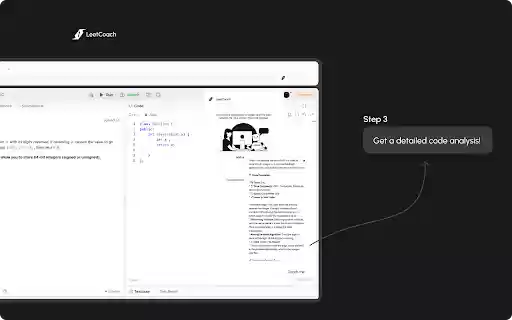 LeetCoach  from Chrome web store to be run with OffiDocs Chromium online
