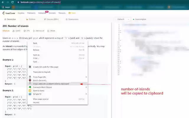 Leetcode Copy Problem Title from Chrome web store to be run with OffiDocs Chromium online Leetcode Copy Problem Title from Chrome web store to be run with OffiDocs Chromium online