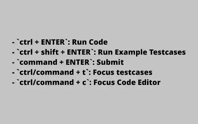Leetcode Helper from Chrome web store to be run with OffiDocs Chromium online Leetcode Helper from Chrome web store to be run with OffiDocs Chromium online