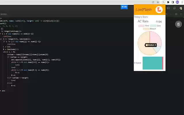 ক্রোম ওয়েব স্টোর থেকে LeetFlash অনলাইনে OffiDocs Chromium এর সাথে চালানো হবে
