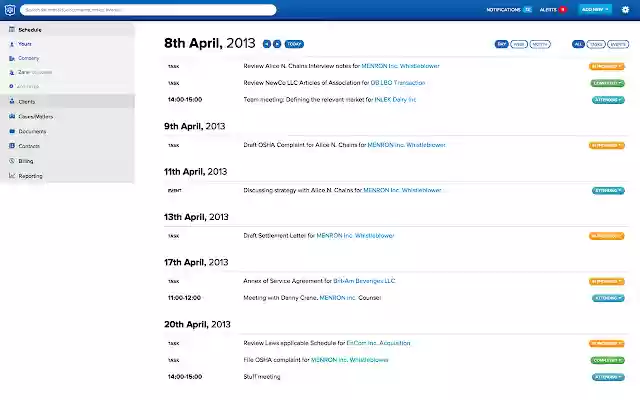 LegalTrek  from Chrome web store to be run with OffiDocs Chromium online