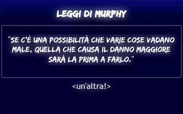 Leggi di Murphy from Chrome web store to be run with OffiDocs Chromium online Leggi di Murphy from Chrome web store to be run with OffiDocs Chromium online