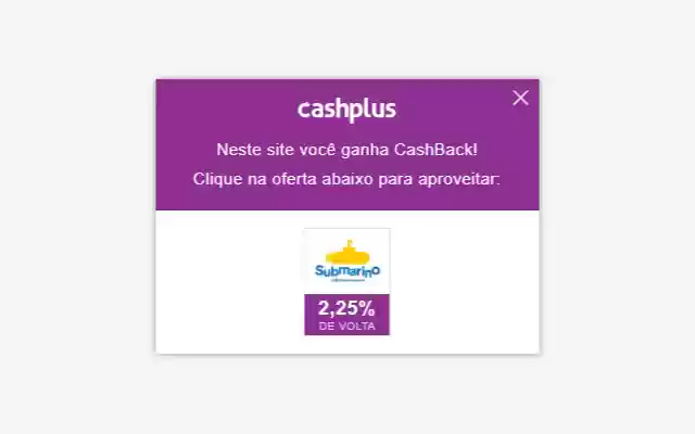 Lembrador CashPlus  from Chrome web store to be run with OffiDocs Chromium online
