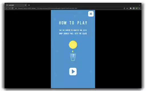 Lemonade Game HTML5 Game  from Chrome web store to be run with OffiDocs Chromium online