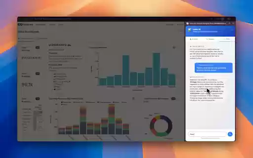 Lens AI: Instant Insights from Dashboards or Data  from Chrome web store to be run with OffiDocs Chromium online