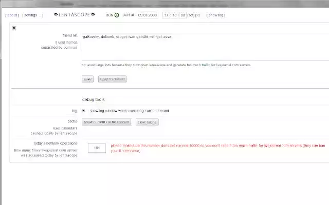 Lentascope  from Chrome web store to be run with OffiDocs Chromium online
