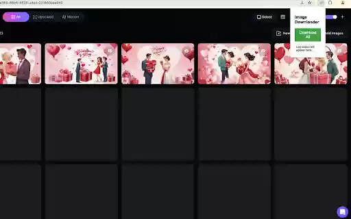 Leonardo AI bulk image downloader Free version  from Chrome web store to be run with OffiDocs Chromium online