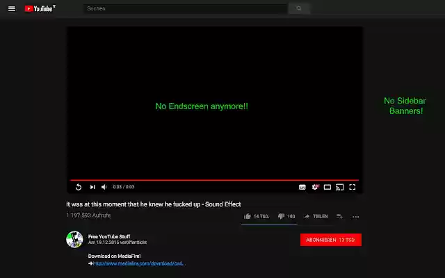 Less Youtube Time  from Chrome web store to be run with OffiDocs Chromium online