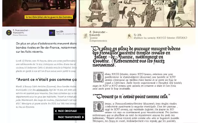 Le Vieux François from Chrome web store to be run with OffiDocs Chromium online Le Vieux François from Chrome web store to be run with OffiDocs Chromium online