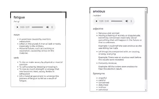 Lexipedia: Instant word definitions.  from Chrome web store to be run with OffiDocs Chromium online