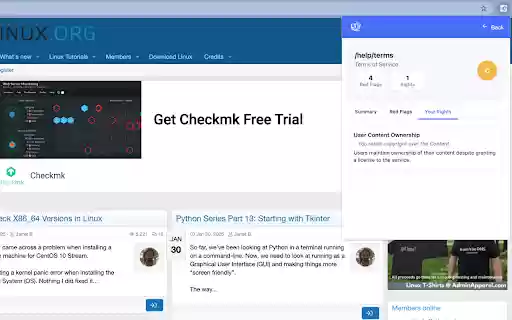 LEXTIDE Terms, privacy, licenses policies check  from Chrome web store to be run with OffiDocs Chromium online