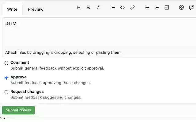 LGTM for GitHub!  from Chrome web store to be run with OffiDocs Chromium online
