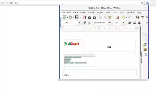 LibreOffice writer online from Chrome web store to be run with OffiDocs Chromium online LibreOffice writer online from Chrome web store to be run with OffiDocs Chromium online