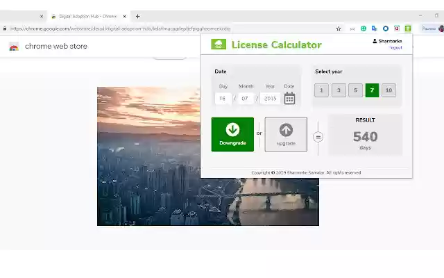 License Calculator from Chrome web store to be run with OffiDocs Chromium online License Calculator from Chrome web store to be run with OffiDocs Chromium online