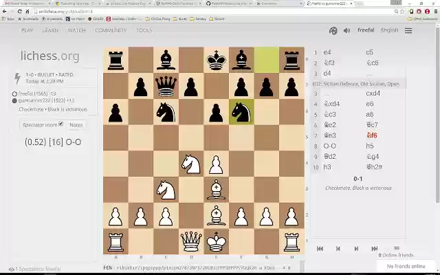 Lichess Live Analysis Engine  from Chrome web store to be run with OffiDocs Chromium online