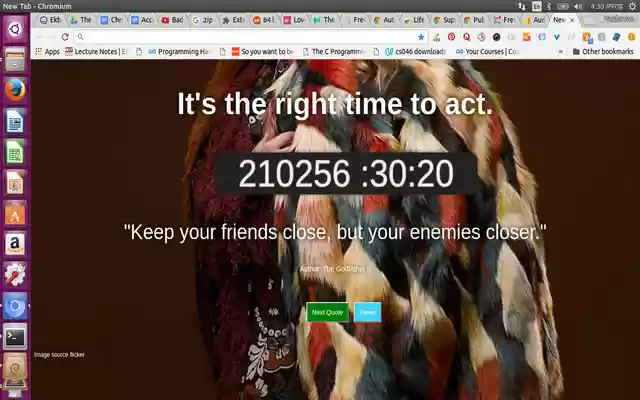 Life Clock Untuk Tab Baru dari toko web Chrome untuk dijalankan dengan OffiDocs Chromium online