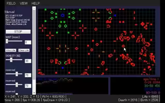 Life Game  from Chrome web store to be run with OffiDocs Chromium online