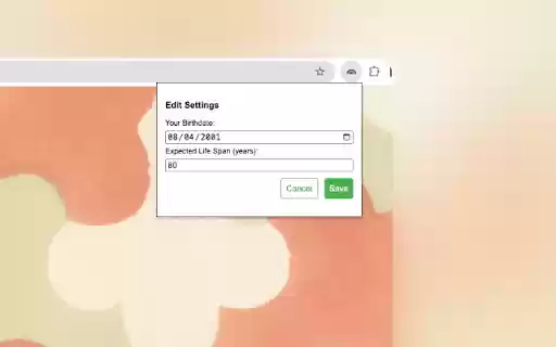 Life Stats  from Chrome web store to be run with OffiDocs Chromium online