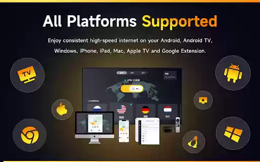 LightningX VPN: Super Fast Unlimited VPN  from Chrome web store to be run with OffiDocs Chromium online