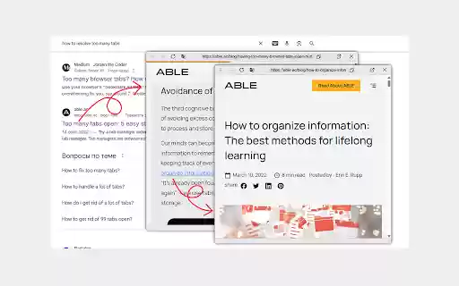 LightWindow: 3D browsing, too many tabs solution  from Chrome web store to be run with OffiDocs Chromium online