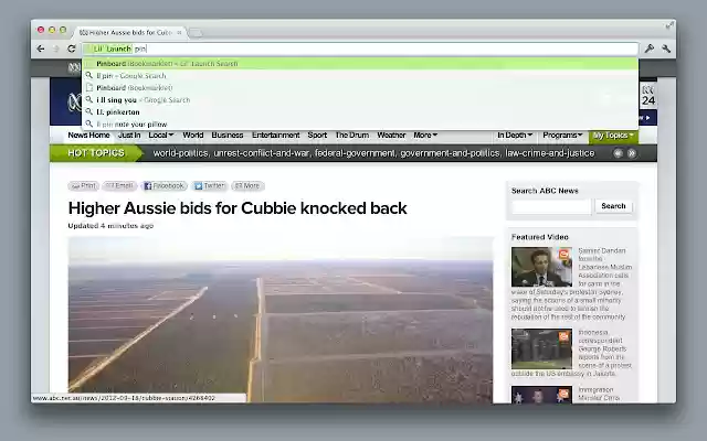 Lil’ Launch  from Chrome web store to be run with OffiDocs Chromium online