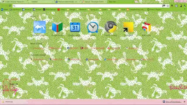 Lilly Pulitzer Crabby  from Chrome web store to be run with OffiDocs Chromium online
