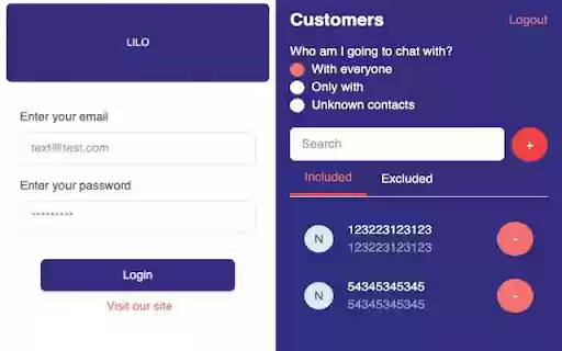 Lilo WhatsApp Assistant  from Chrome web store to be run with OffiDocs Chromium online