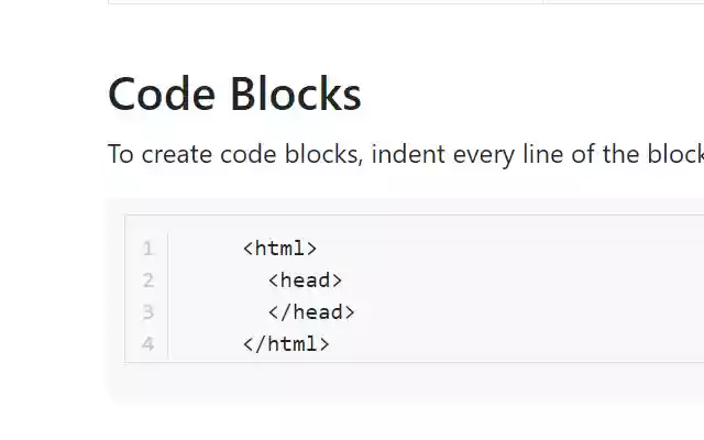 Line Number Markdown  from Chrome web store to be run with OffiDocs Chromium online