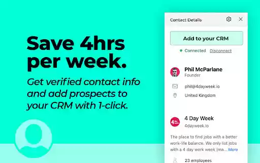 Link1CRM: Integration for 1CRM  from Chrome web store to be run with OffiDocs Chromium online