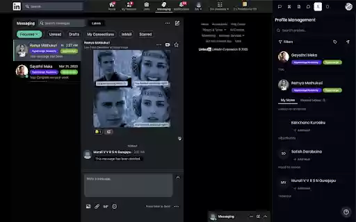 LinkAgent  from Chrome web store to be run with OffiDocs Chromium online