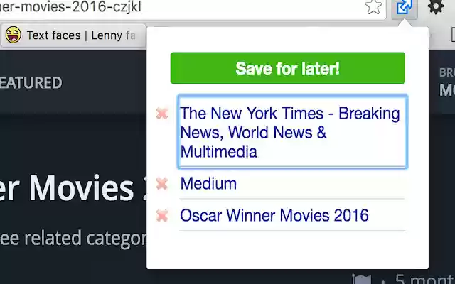 Link Bucket  from Chrome web store to be run with OffiDocs Chromium online