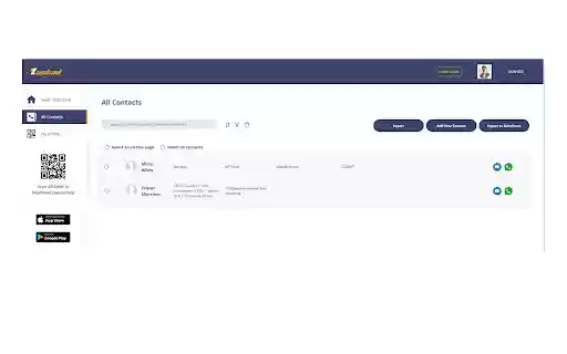 LinkedIn add to Zapkad  from Chrome web store to be run with OffiDocs Chromium online
