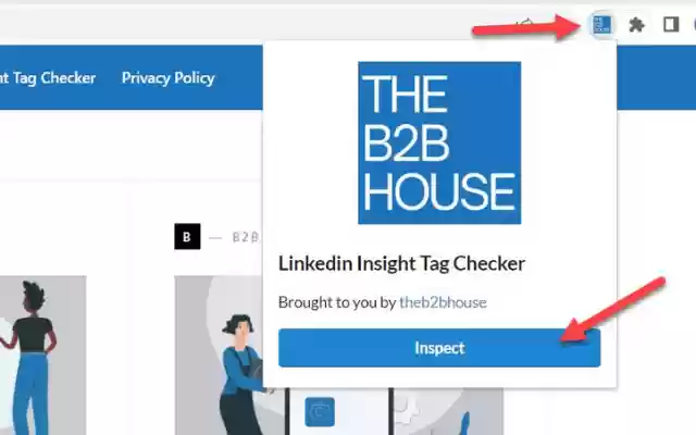 Linkedin Insight Tag Checker  from Chrome web store to be run with OffiDocs Chromium online
