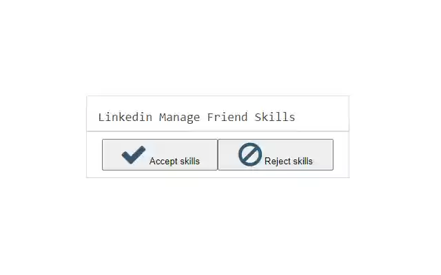 Linkedin Manage Friend Skills from Chrome web store to be run with OffiDocs Chromium online Linkedin Manage Friend Skills from Chrome web store to be run with OffiDocs Chromium online