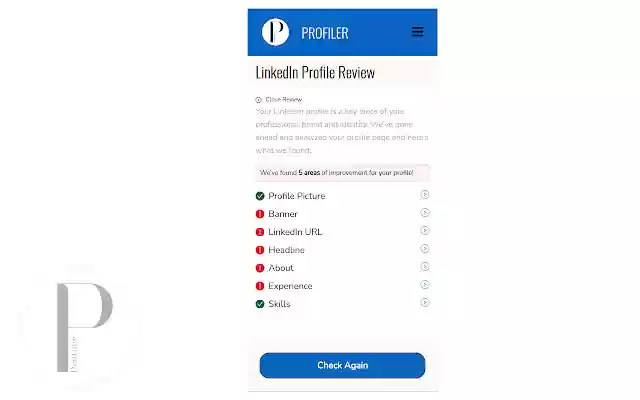 LinkedIn Profiler из интернет-магазина Chrome будет работать с OffiDocs Chromium онлайн